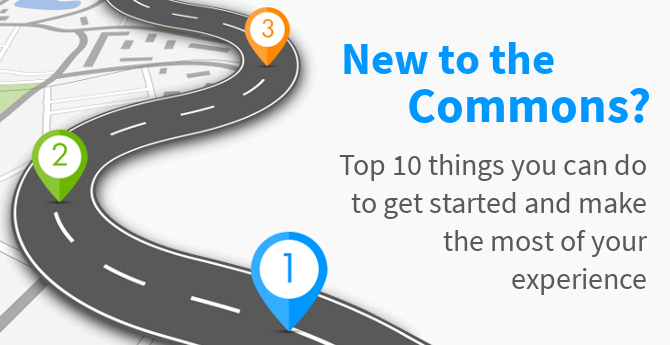 New to the Commons? Top 10 things you can do to get started